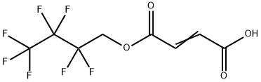 4-(2,2,3,3,4,4,4-Heptafluorobutoxy)-4-oxobut-2-enoic acid Struktur