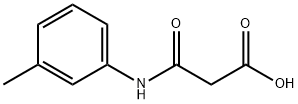 3-[(3-METHYLPHENYL)AMINO]-3-OXOPROPANOIC ACID Structure