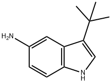 3-tert-butyl-1H-indol-5-amine Struktur