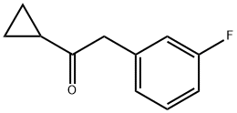 Cyclopropyl 3-Fluorobenzyl Ketone Structure