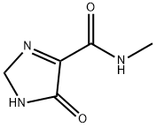 1H-Imidazole-4-carboxamide,  2,5-dihydro-N-methyl-5-oxo- Structure