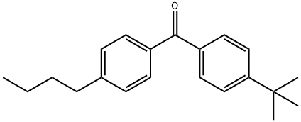 4-N-BUTYL-4'-TERT-BUTYLBENZOPHENONE Struktur