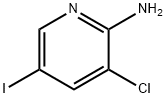 3-chloro-5-iodopyridin-2-aMine Struktur