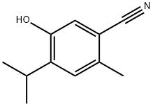 m-Cymene-6-carbonitrile, 4-hydroxy- (7CI) Struktur