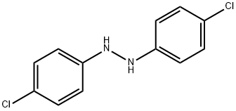 1,2-Bis(4-chlorophenyl)hydrazine, 953-14-0, 结构式