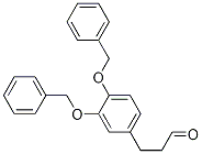 Benzenepropanal, 3,4-bis(phenylMethoxy)- Structure