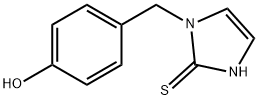 1-(4-HYDROXYBENZYL)IMIDAZOLE-2-THIOL 结构式