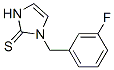 1-(3-Fluorobenzyl)-4-imidazoline-2-thione 结构式