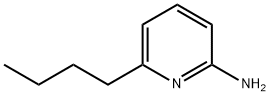 6-丁基吡啶-2-胺 结构式
