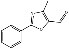 4-METHYL-2-PHENYL-1,3-OXAZOLE-5-CARBALDEHYDE Structure