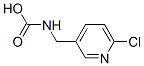 Carbamic  acid,  N-[(6-chloro-3-pyridinyl)methyl]- Struktur