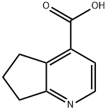 6,7-DIHYDRO-5H-CYCLOPENTA[B]PYRIDINE-4-CARBOXYLIC ACID Structure