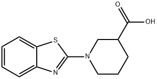 1-(BENZO[D]THIAZOL-2-YL)PIPERIDINE-3-CARBOXYLIC ACID,953733-14-7,结构式