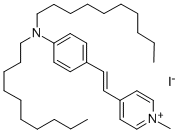 4-(4-(DIDECYLAMINO)STYRYL)-N-METHYLPYRIDINIUM IODIDE Structure