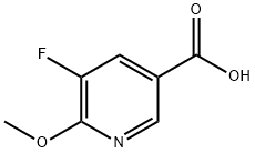 5-氟-6-甲氧基-3-吡啶羧酸,953780-42-2,结构式