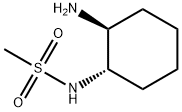 N-[(1S,2S)-2-氨基环己基]甲磺酸酰胺, 953805-46-4, 结构式