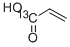 丙烯酸-1-13C 结构式