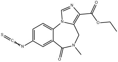 Defluoro FluMazenil Isothiocyanate Struktur