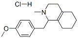 1-(p-Methoxybenzyl)-2-methyl-1,2,3,4,5,6,7,8-octahydro-isoquinoline hydrochloride Structure