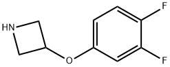 3-(3,4-difluorophenoxy)azetidine Struktur