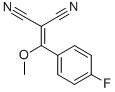 [(4-fluorophenyl)(methoxy)methylidene]propanedinitrile Structure