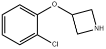 3-(2-Chloro-phenoxy)-azetidine Struktur