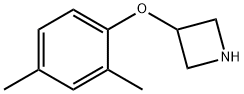3-(2,4-二甲基苯氧基)氮杂环丁烷 结构式