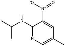 2-ISOPROPYLAMINO-5-METHYL-3-NITROPYRIDINE, 954228-54-7, 结构式