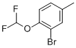 2-Bromo-1-difluoromethoxy-4-methyl-benzene Structure