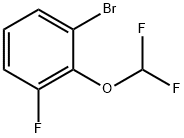 1-BROMO-2-(DIFLUOROMETHOXY)-3-FLUOROBENZENE, 954235-98-4, 结构式