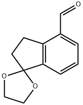 4-FORMYL-INDAN-1-ONE 1,2-ETHANEDIOL KETAL Structure