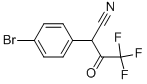 2-(4-BROMO-PHENYL)-4,4,4-TRIFLUORO-3-OXO-BUTYRONITRILE 结构式