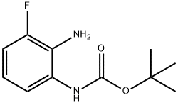 2-BOC-氨基-6-氟苯胺, 954238-78-9, 结构式