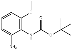 2-BOC-氨基-3-甲氧基苯胺,954238-84-7,结构式
