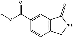 3-OXO-2,3-DIHYDRO-1H-ISOINDOLE-5-CARBOXYLIC ACID METHYL ESTER Struktur