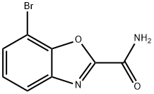7-BROMO-BENZOOXAZOLE-2-CARBOXYLIC ACID AMIDE Struktur