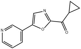 CYCLOPROPYL-(5-PYRIDIN-3-YL-OXAZOL-2-YL)-METHANONE Structure