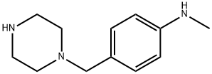 METHYL-(4-PIPERAZIN-1-YLMETHYL-PHENYL)-AMINE Structure