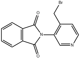 4-BROMOMETHYL-3-PHTHALIMIDO-PYRIDINE Structure