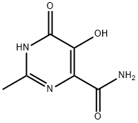 5,6-DIHYDROXY-2-METHYL-PYRIMIDINE-4-CARBOXYLIC ACID AMIDE Structure