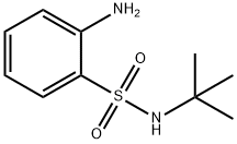 2-アミノ-N-(TERT-ブチル)ベンゼンスルホンアミド 化学構造式