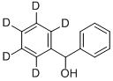 ジフェニル‐D5‐メチルアルコール(フェニル‐D5) 化学構造式