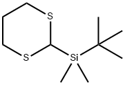 2-(TERT-ブチルジメチルシリル)-1,3-ジチアン 化学構造式