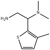 N〜1〜,N〜1〜-DIMETHYL-1-(3-METHYL-2-THIENYL)-1,2-ETHANEDIAMINE HYDROCHLORIDE 化学構造式
