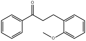 3-(2-メトキシフェニル)プロピオフェノン 化学構造式