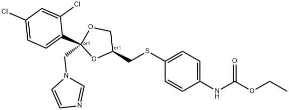 ツブロゾール 化学構造式