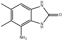 4-AMINO-5,6-DIMETHYL-1,3-DIHYDRO-2H-BENZIMIDAZOL-2-ONE Struktur