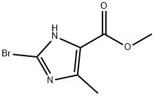 2-溴-4-甲基-5-咪唑甲酸乙酯 结构式