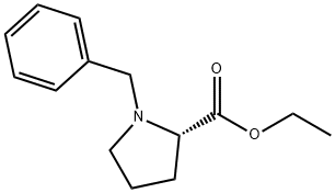 1-苄基-L-脯氨酸乙酯,955-40-8,结构式
