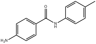 4-氨基-N-(4-甲基苯)苯甲酰胺 结构式